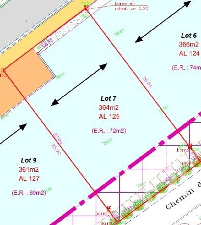 Terrain &agrave; vendre - 364 m2 - Chateaurenard - 13 - PROVENCE-ALPES-COTE-D-AZUR