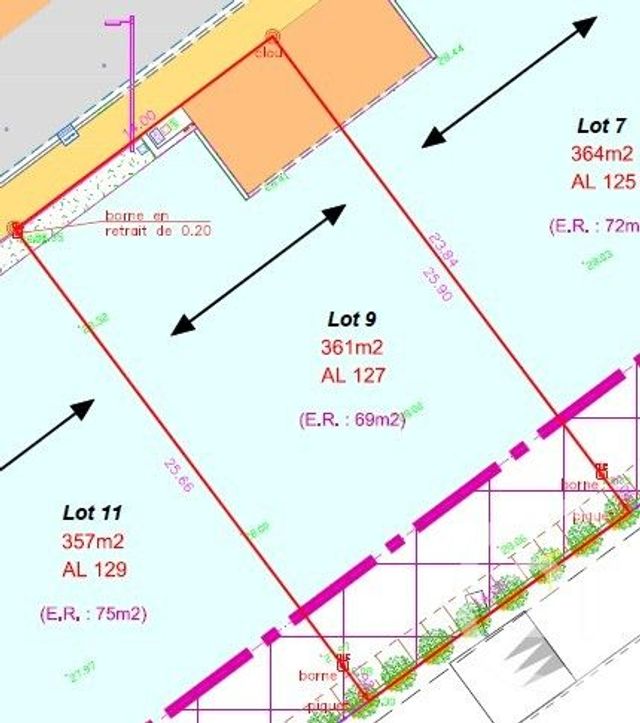 Terrain &agrave; vendre - 361 m2 - Chateaurenard - 13 - PROVENCE-ALPES-COTE-D-AZUR