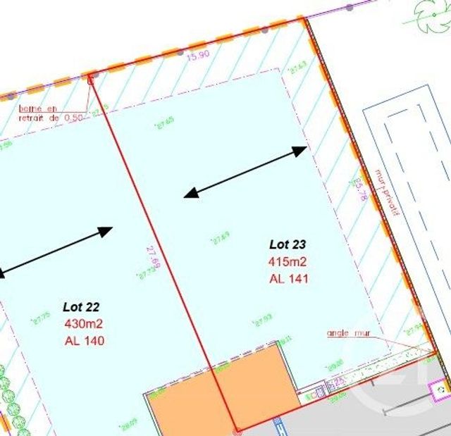 Terrain &agrave; vendre - 415 m2 - Chateaurenard - 13 - PROVENCE-ALPES-COTE-D-AZUR