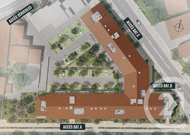 Appartement T2 &agrave; vendre - 2 pi&egrave;ces - 39,70 m2 - Chateaurenard - 13 - PROVENCE-ALPES-COTE-D-AZUR