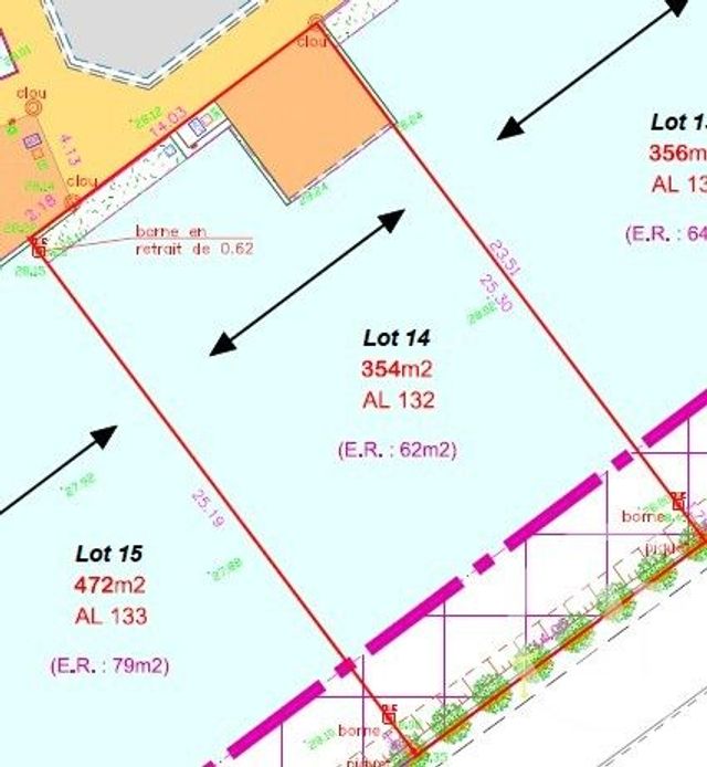 Terrain &agrave; vendre - 354 m2 - Chateaurenard - 13 - PROVENCE-ALPES-COTE-D-AZUR