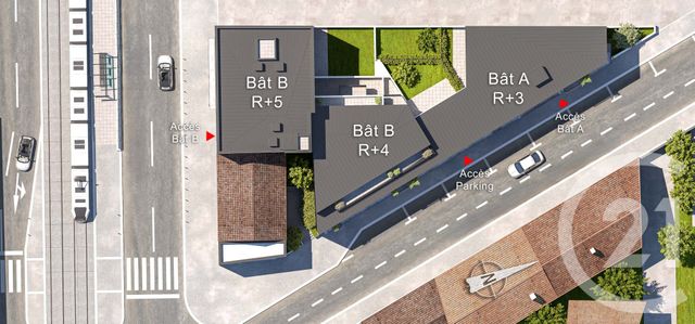 Appartement F3 &agrave; vendre - 3 pi&egrave;ces - 64,55 m2 - Epinay Sur Seine - 93 - ILE-DE-FRANCE