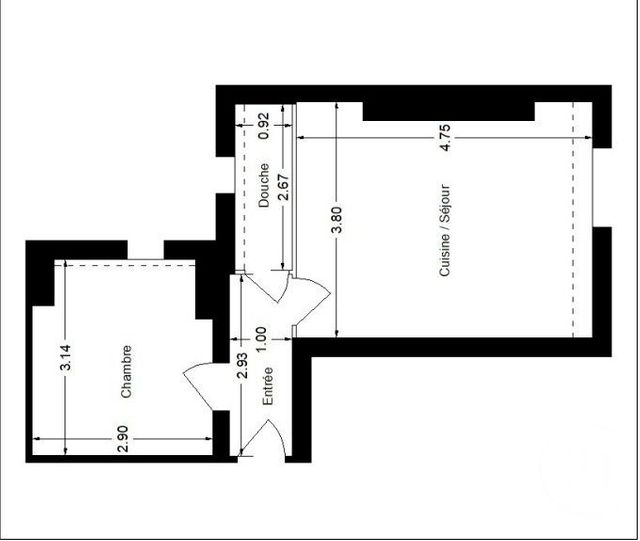 Appartement F2 &agrave; vendre - 2 pi&egrave;ces - 29,37 m2 - Paris - 75008 - ILE-DE-FRANCE
