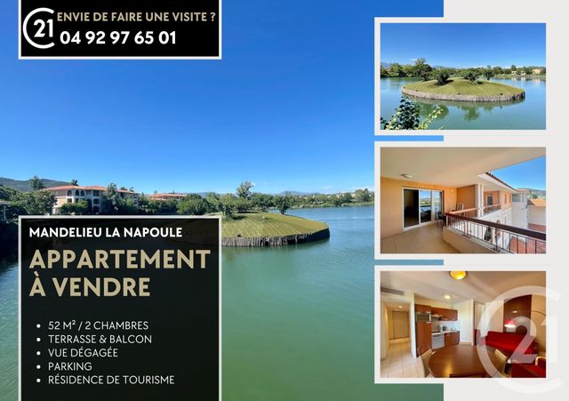 Appartement F3 &agrave; vendre - 3 pi&egrave;ces - 52,01 m2 - Mandelieu La Napoule - 06 - PROVENCE-ALPES-COTE-D-AZUR