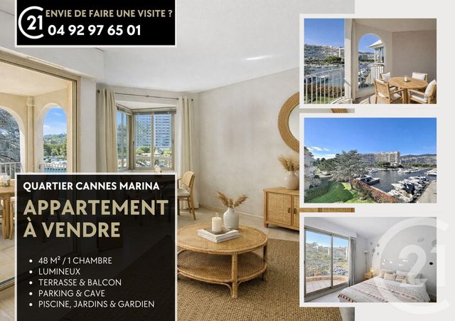 Appartement F2 &agrave; vendre - 2 pi&egrave;ces - 48,92 m2 - Mandelieu La Napoule - 06 - PROVENCE-ALPES-COTE-D-AZUR