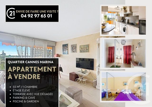 Appartement F2 &agrave; vendre - 2 pi&egrave;ces - 54,79 m2 - Mandelieu La Napoule - 06 - PROVENCE-ALPES-COTE-D-AZUR