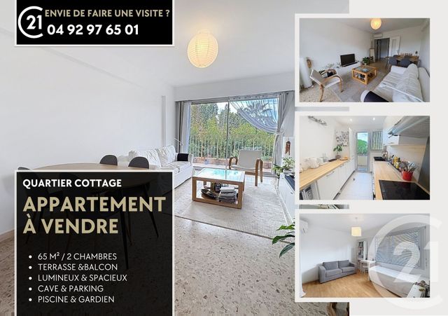Appartement F3 &agrave; vendre - 3 pi&egrave;ces - 65,38 m2 - Mandelieu La Napoule - 06 - PROVENCE-ALPES-COTE-D-AZUR