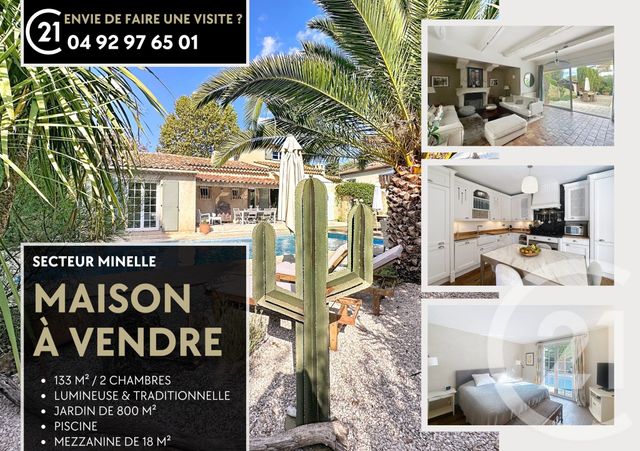 Maison &agrave; vendre - 4 pi&egrave;ces - 130 m2 - Mandelieu La Napoule - 06 - PROVENCE-ALPES-COTE-D-AZUR