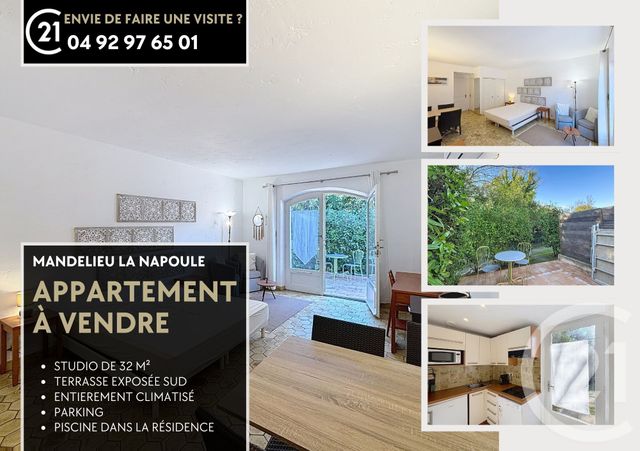 Appartement F1 &agrave; vendre - 1 pi&egrave;ce - 32,15 m2 - Mandelieu La Napoule - 06 - PROVENCE-ALPES-COTE-D-AZUR