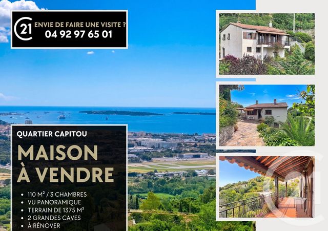 Maison &agrave; vendre - 6 pi&egrave;ces - 110 m2 - Mandelieu La Napoule - 06 - PROVENCE-ALPES-COTE-D-AZUR