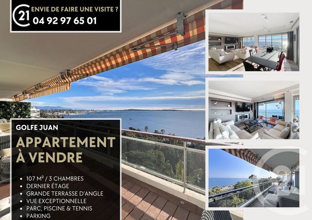 Appartement F5 &agrave; vendre - 5 pi&egrave;ces - 107,46 m2 - Le Golfe Juan - 06 - PROVENCE-ALPES-COTE-D-AZUR