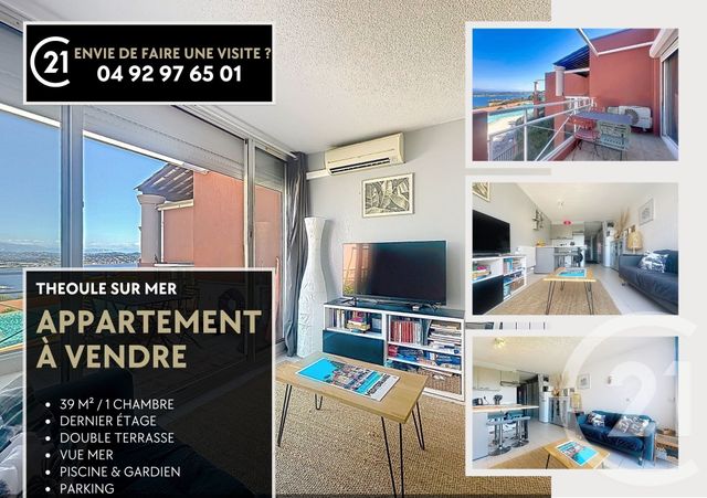 Appartement F3 &agrave; vendre - 3 pi&egrave;ces - 39,35 m2 - Theoule Sur Mer - 06 - PROVENCE-ALPES-COTE-D-AZUR