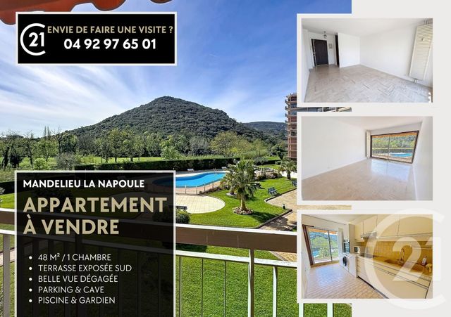 Appartement F2 &agrave; vendre - 2 pi&egrave;ces - 48,53 m2 - Mandelieu La Napoule - 06 - PROVENCE-ALPES-COTE-D-AZUR