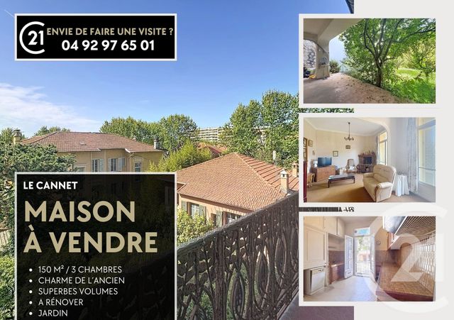 Maison &agrave; vendre - 4 pi&egrave;ces - 151,55 m2 - Le Cannet - 06 - PROVENCE-ALPES-COTE-D-AZUR