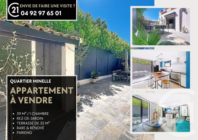 Appartement F10 &agrave; vendre - 2 pi&egrave;ces - 39,16 m2 - Mandelieu La Napoule - 06 - PROVENCE-ALPES-COTE-D-AZUR