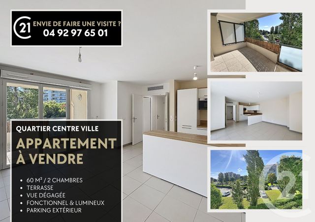 Appartement F3 &agrave; vendre - 3 pi&egrave;ces - 60,58 m2 - Mandelieu La Napoule - 06 - PROVENCE-ALPES-COTE-D-AZUR
