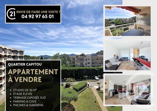 Appartement F1 &agrave; vendre - 1 pi&egrave;ce - 36,16 m2 - Mandelieu La Napoule - 06 - PROVENCE-ALPES-COTE-D-AZUR