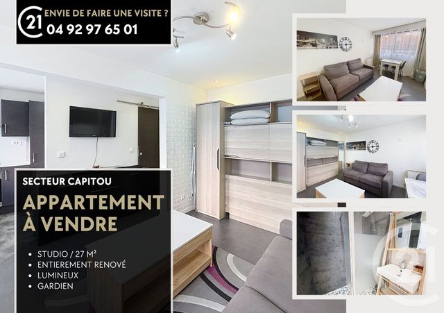 Appartement F1 &agrave; vendre - 1 pi&egrave;ce - 27,16 m2 - Mandelieu La Napoule - 06 - PROVENCE-ALPES-COTE-D-AZUR