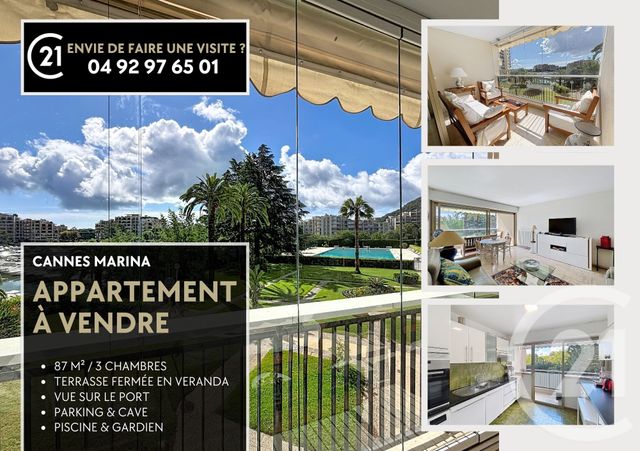 Appartement F4 &agrave; vendre - 4 pi&egrave;ces - 87,26 m2 - Mandelieu La Napoule - 06 - PROVENCE-ALPES-COTE-D-AZUR