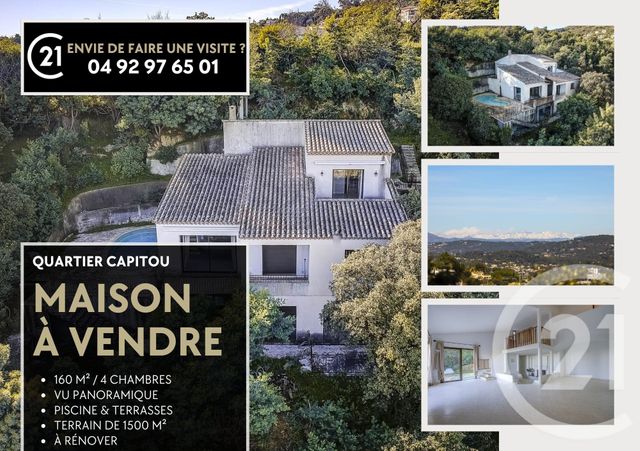 Maison &agrave; vendre - 6 pi&egrave;ces - 160,11 m2 - Mandelieu La Napoule - 06 - PROVENCE-ALPES-COTE-D-AZUR