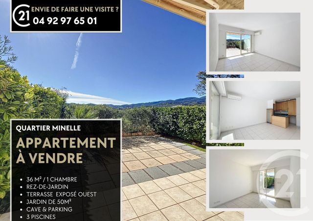 Appartement T2 &agrave; vendre - 2 pi&egrave;ces - 36,02 m2 - Mandelieu La Napoule - 06 - PROVENCE-ALPES-COTE-D-AZUR