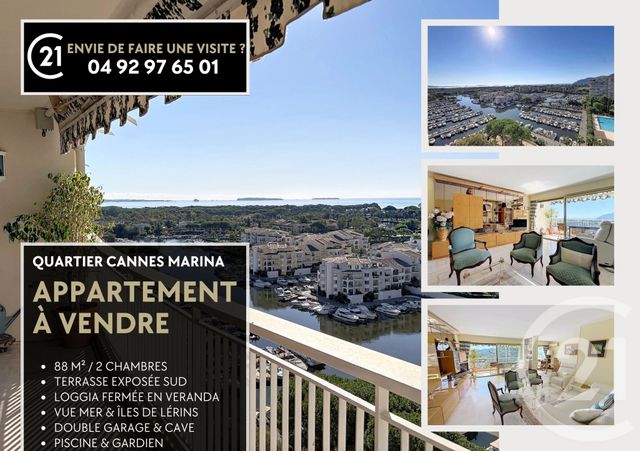 Appartement F4 &agrave; vendre - 4 pi&egrave;ces - 88 m2 - Mandelieu La Napoule - 06 - PROVENCE-ALPES-COTE-D-AZUR