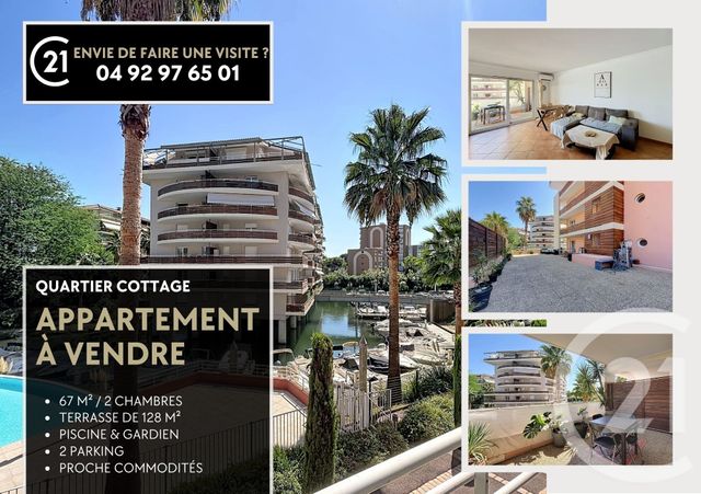 Appartement F3 &agrave; vendre - 3 pi&egrave;ces - 67,31 m2 - Mandelieu La Napoule - 06 - PROVENCE-ALPES-COTE-D-AZUR