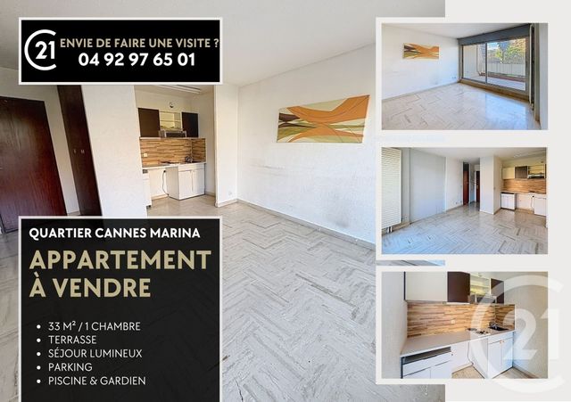 Appartement F2 &agrave; vendre - 2 pi&egrave;ces - 33 m2 - Mandelieu La Napoule - 06 - PROVENCE-ALPES-COTE-D-AZUR