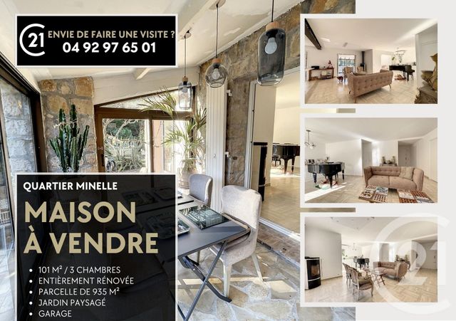 Maison &agrave; vendre - 4 pi&egrave;ces - 101,34 m2 - Mandelieu La Napoule - 06 - PROVENCE-ALPES-COTE-D-AZUR