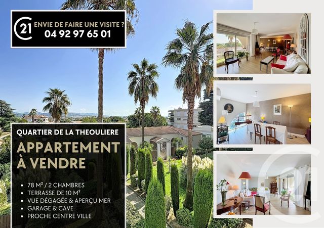 Appartement F4 &agrave; vendre - 4 pi&egrave;ces - 78 m2 - Mandelieu La Napoule - 06 - PROVENCE-ALPES-COTE-D-AZUR
