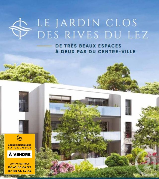 Appartement T3 à vendre - 3 pièces - 82,33 m2 - Castelnau Le Lez - 34 - LANGUEDOC-ROUSSILLON