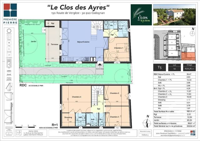 Maison &agrave; vendre - 5 pi&egrave;ces - 122,95 m2 - Codognan - 30 - LANGUEDOC-ROUSSILLON