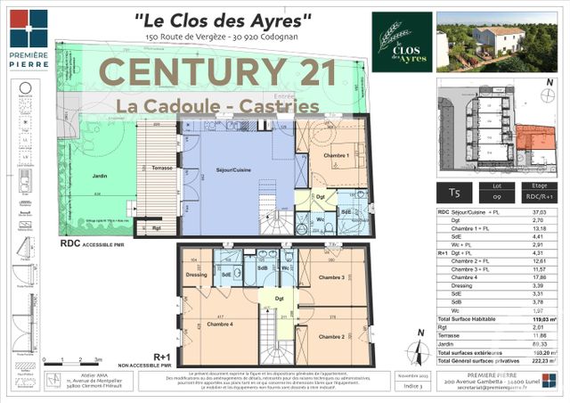 Maison &agrave; vendre - 5 pi&egrave;ces - 119,03 m2 - Codognan - 30 - LANGUEDOC-ROUSSILLON