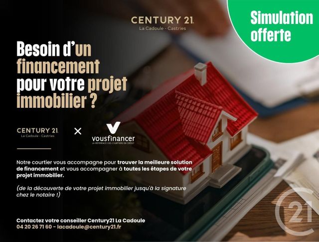 Appartement T3 &agrave; vendre - 3 pi&egrave;ces - 61,04 m2 - Lunel - 34 - LANGUEDOC-ROUSSILLON
