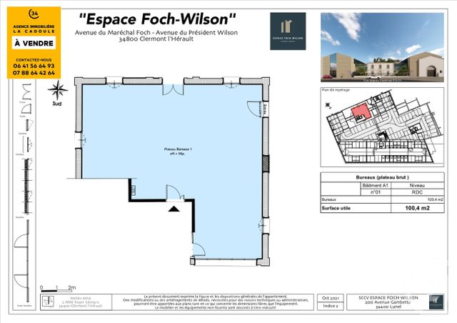 Murs à vendre à vendre - 100.0 m2 - 34 - Herault