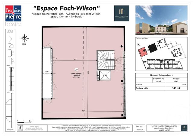Murs à vendre à vendre - 148.0 m2 - 34 - Herault