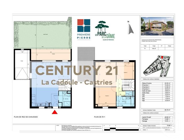 Maison &agrave; vendre - 4 pi&egrave;ces - 95,70 m2 - Salon De Provence - 13 - PROVENCE-ALPES-COTE-D-AZUR