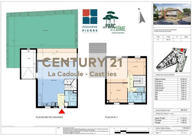 Maison &agrave; vendre - 4 pi&egrave;ces - 95,70 m2 - Salon De Provence - 13 - PROVENCE-ALPES-COTE-D-AZUR