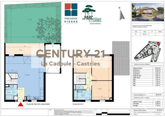 Maison &agrave; vendre - 4 pi&egrave;ces - 95,70 m2 - Salon De Provence - 13 - PROVENCE-ALPES-COTE-D-AZUR