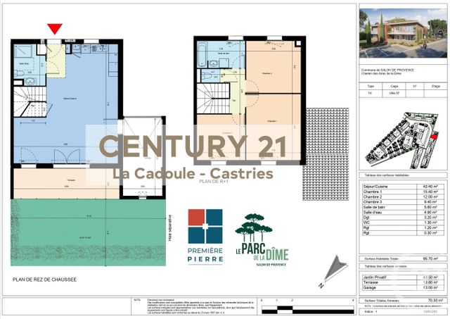 Maison &agrave; vendre - 4 pi&egrave;ces - 95,70 m2 - Salon De Provence - 13 - PROVENCE-ALPES-COTE-D-AZUR