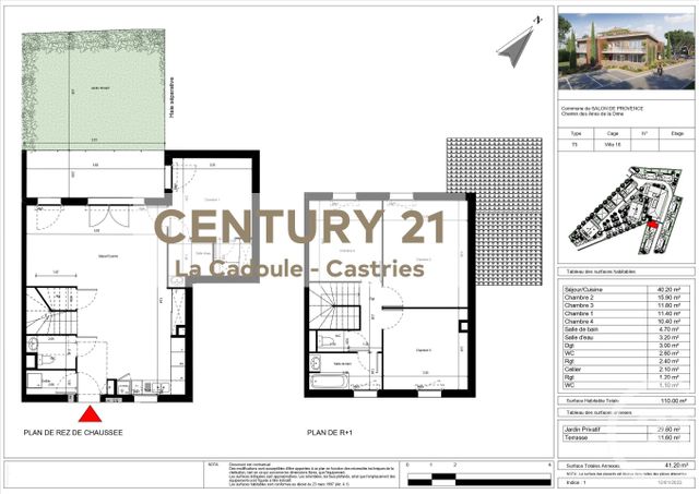 Maison &agrave; vendre - 5 pi&egrave;ces - 110 m2 - Salon De Provence - 13 - PROVENCE-ALPES-COTE-D-AZUR