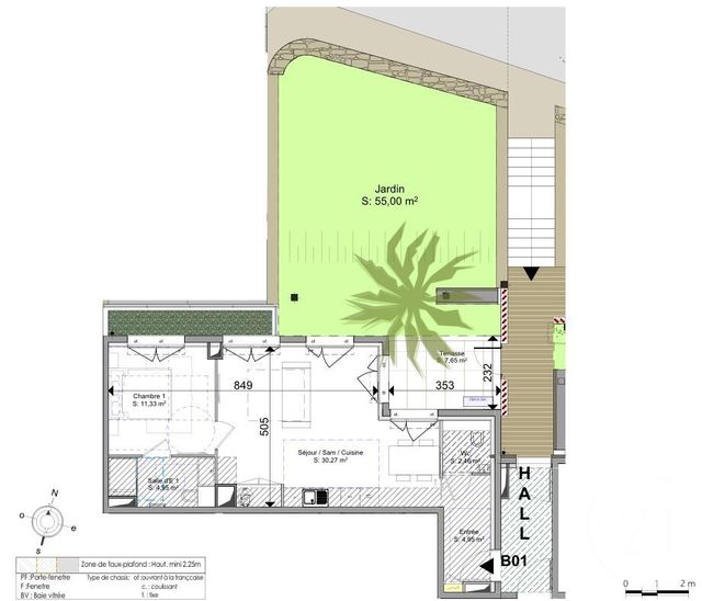 Appartement F2 &agrave; vendre - 2 pi&egrave;ces - 53,96 m2 - Ste Maxime - 83 - PROVENCE-ALPES-COTE-D-AZUR