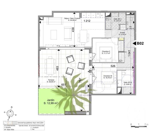 Appartement F3 &agrave; vendre - 3 pi&egrave;ces - 79,93 m2 - Ste Maxime - 83 - PROVENCE-ALPES-COTE-D-AZUR