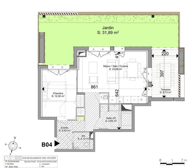 Appartement F2 &agrave; vendre - 2 pi&egrave;ces - 49,30 m2 - Ste Maxime - 83 - PROVENCE-ALPES-COTE-D-AZUR