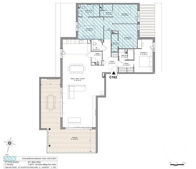 Appartement F5 &agrave; vendre - 5 pi&egrave;ces - 145,77 m2 - Ste Maxime - 83 - PROVENCE-ALPES-COTE-D-AZUR