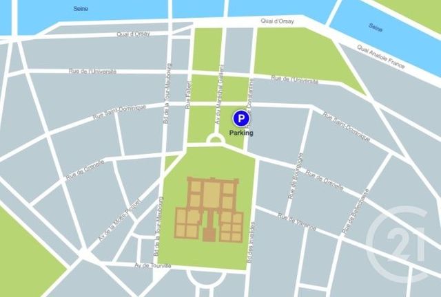 Parking &agrave; vendre - 12 m2 - Paris - 75007 - ILE-DE-FRANCE