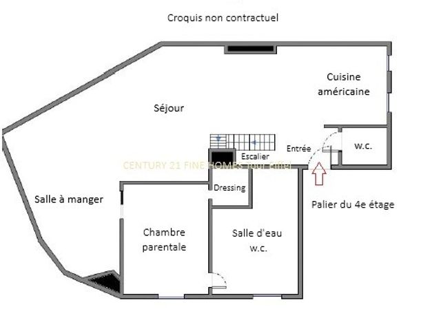 Appartement Duplex &agrave; vendre - 6 pi&egrave;ces - 102,19 m2 - Paris - 75016 - ILE-DE-FRANCE