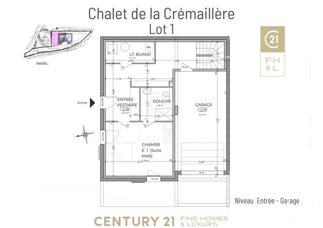 Appartement F6 &agrave; vendre - 6 pi&egrave;ces - 161,52 m2 - St Gervais Les Bains - 74 - RHONE-ALPES