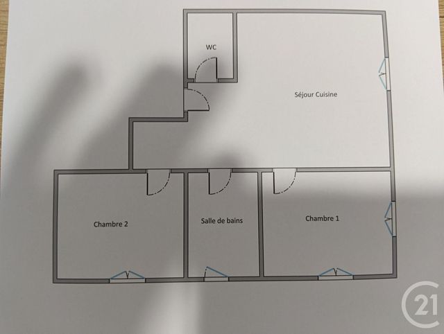 Appartement T2 &agrave; vendre - 3 pi&egrave;ces - 62 m2 - La Rochelle - 17 - POITOU-CHARENTES