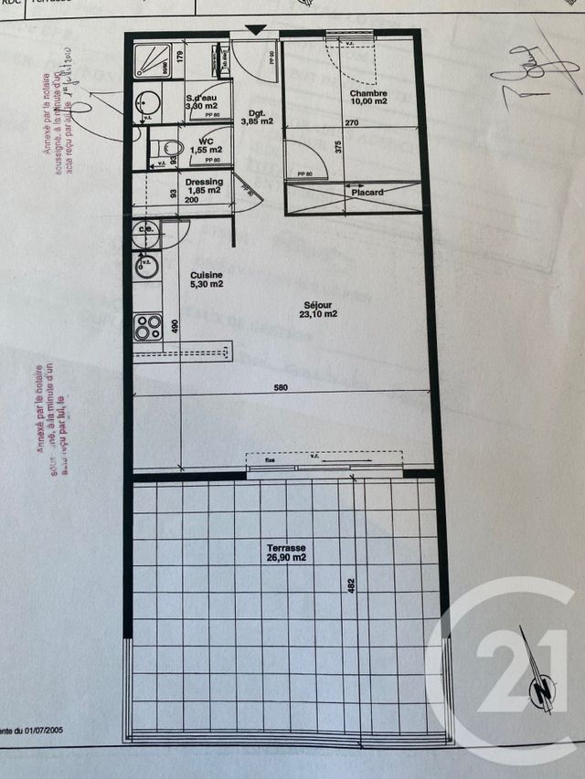 Appartement F2 &agrave; louer - 2 pi&egrave;ces - 48,87 m2 - Montpellier - 34 - LANGUEDOC-ROUSSILLON